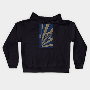 Retro LA Rams [Vintage Distressed] Kids Hoodie